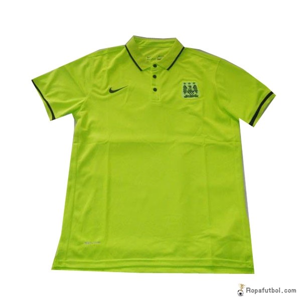 Polo Manchester City 2016/17 Verde Fluorescente